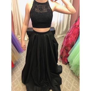SHERRI HILL TWO-PIECE PROM DRESS